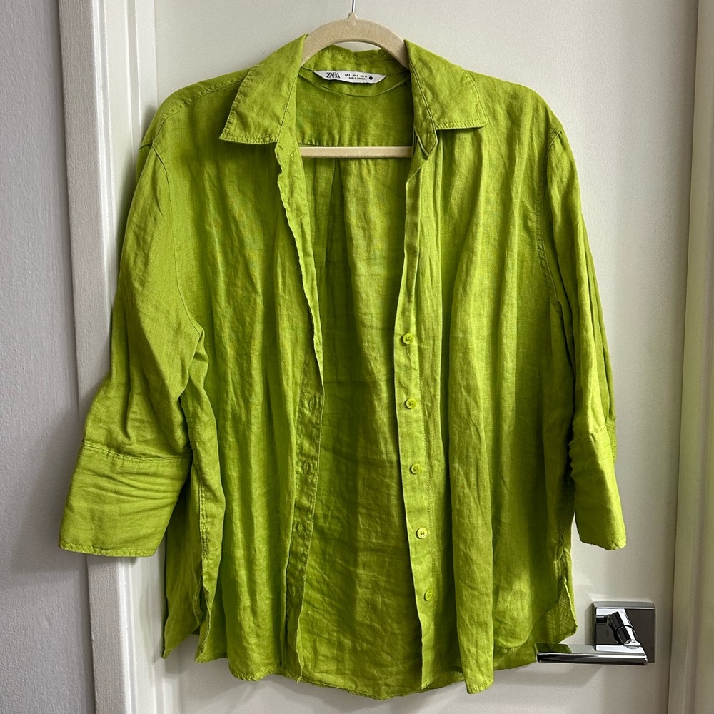 Zara Linen Top